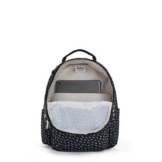 Mochilas Kipling Seoul Small Printed Tablet Negros | MX 1612BE